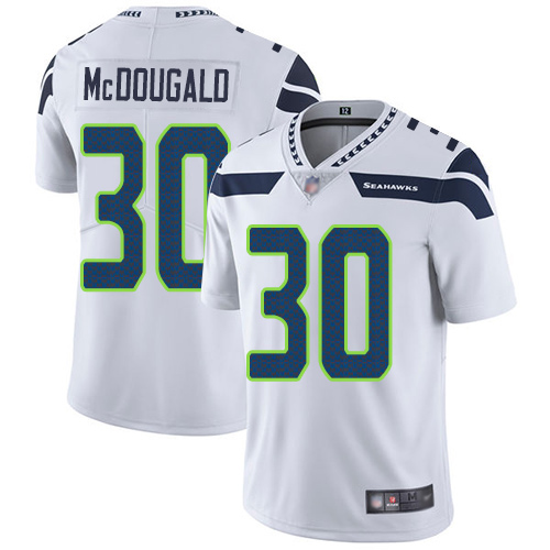 Seattle Seahawks Limited White Men Bradley McDougald Road Jersey NFL Football #30 Vapor Untouchable->seattle seahawks->NFL Jersey